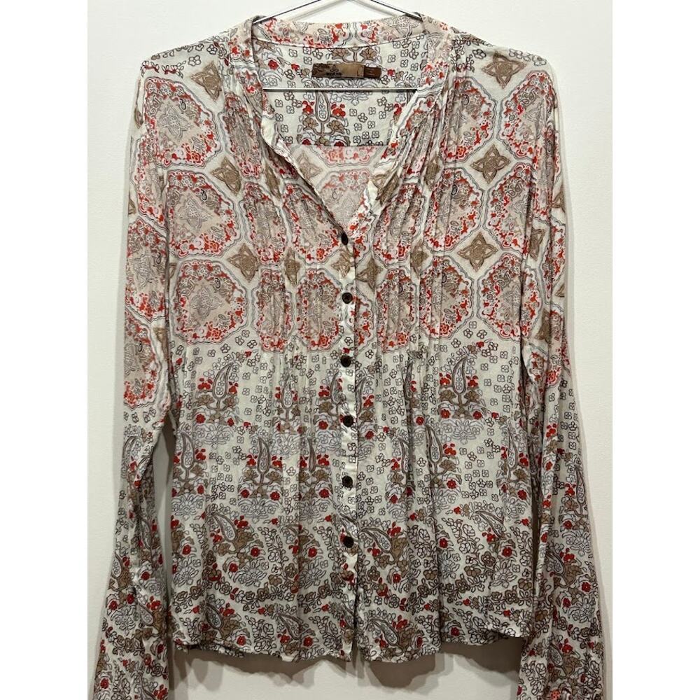 prAna Long Sleeve Evelyn Lightweight Blouse